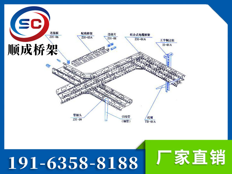 组合式电缆桥架